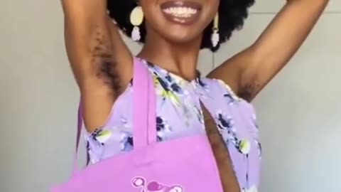 Liberal Cave Girl Proud of Hairy Body.