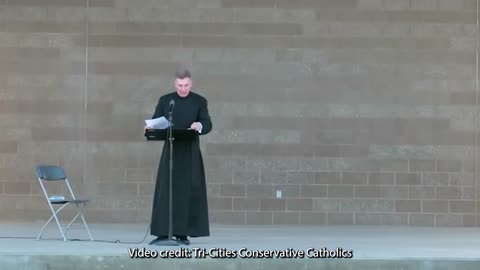 Fr. Altman condemns 'godless, dehumanizing mandates' and progressive theology