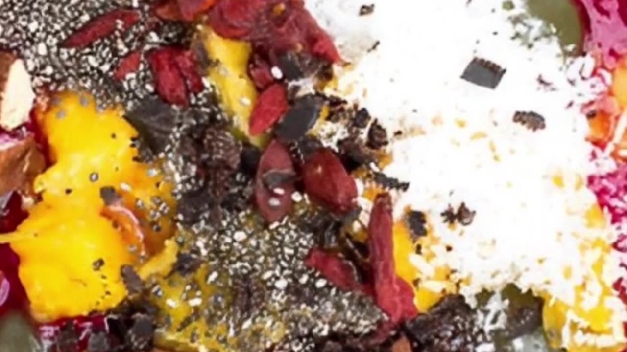 Acai Bowls Breakfast | Acai Berries | Brazilian Cuisine | Breakfast Bowls