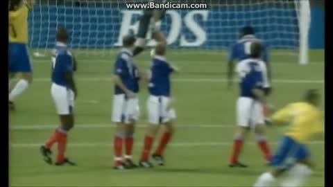 strongest freekick ever in football