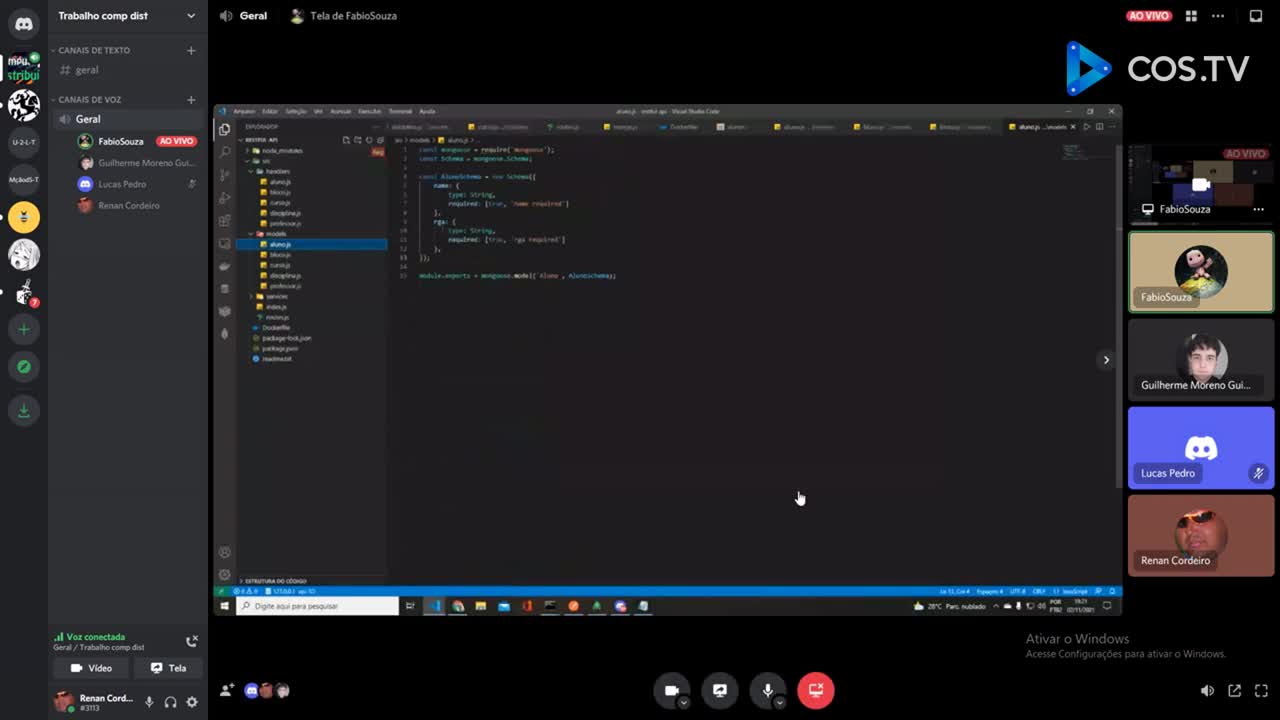 Computação Distribuida - Trabalho de CRUD por mongoose, hapi.js