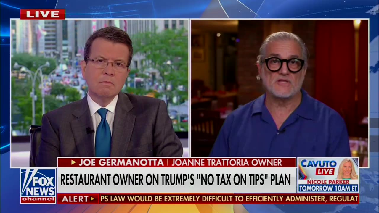 Gaga's father and restaurant owner gushes over Trump's 'no tax on tips' plan