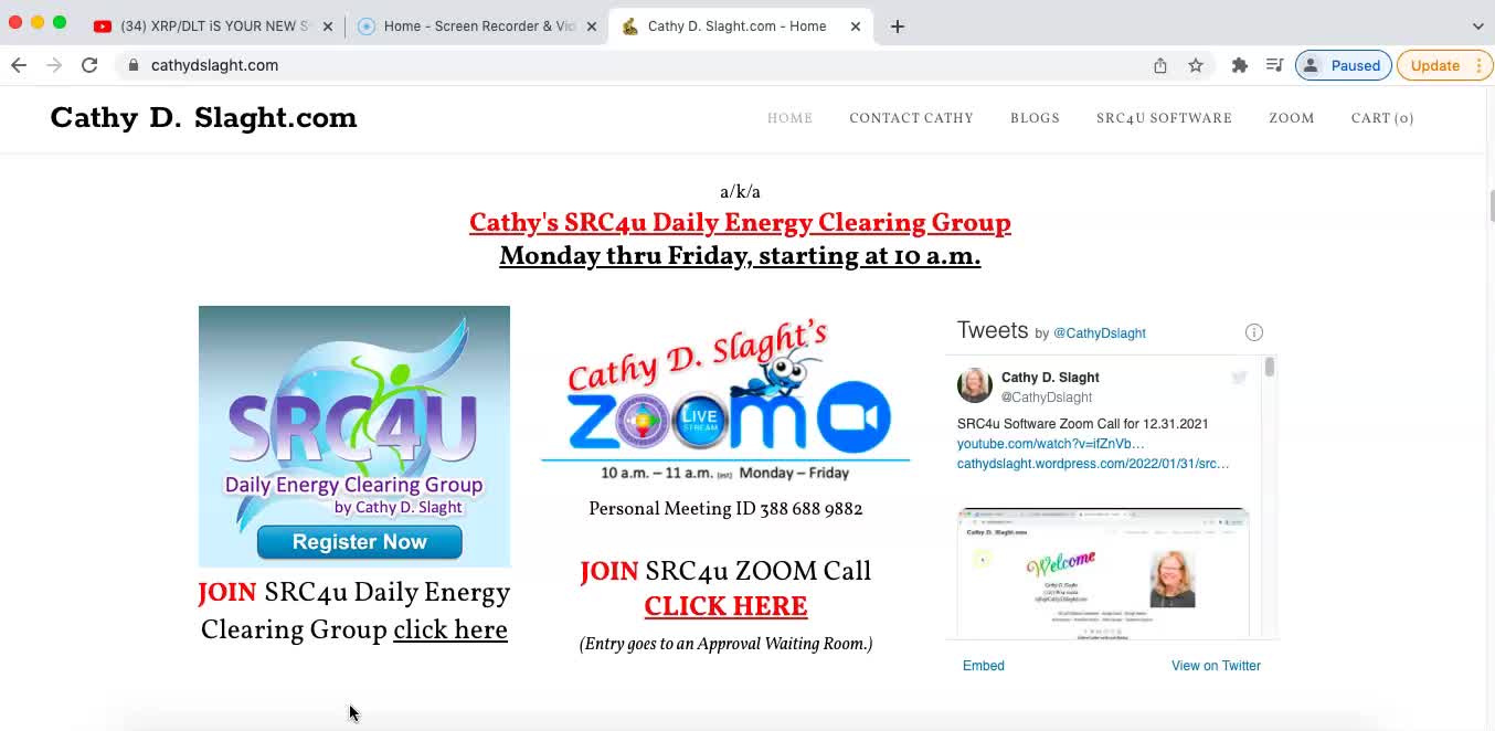 SRC4U Software Zoom Call 3.22.2022 by Cathy D. Slaght