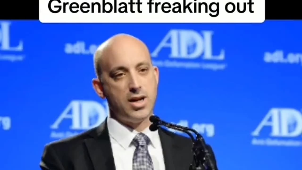 Leaked: ADL leader Greenblatt