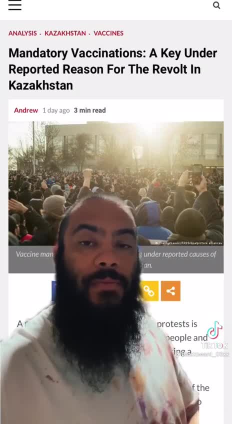 Truth about Kazakhstan protest