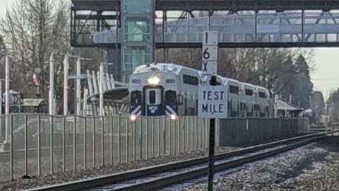 The beauty of passenger trains with push-pull performances (Kent, WA 3/8/2024 with newer camera)