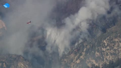 Fire activity on the LineFire picked up significantly today along the Santa