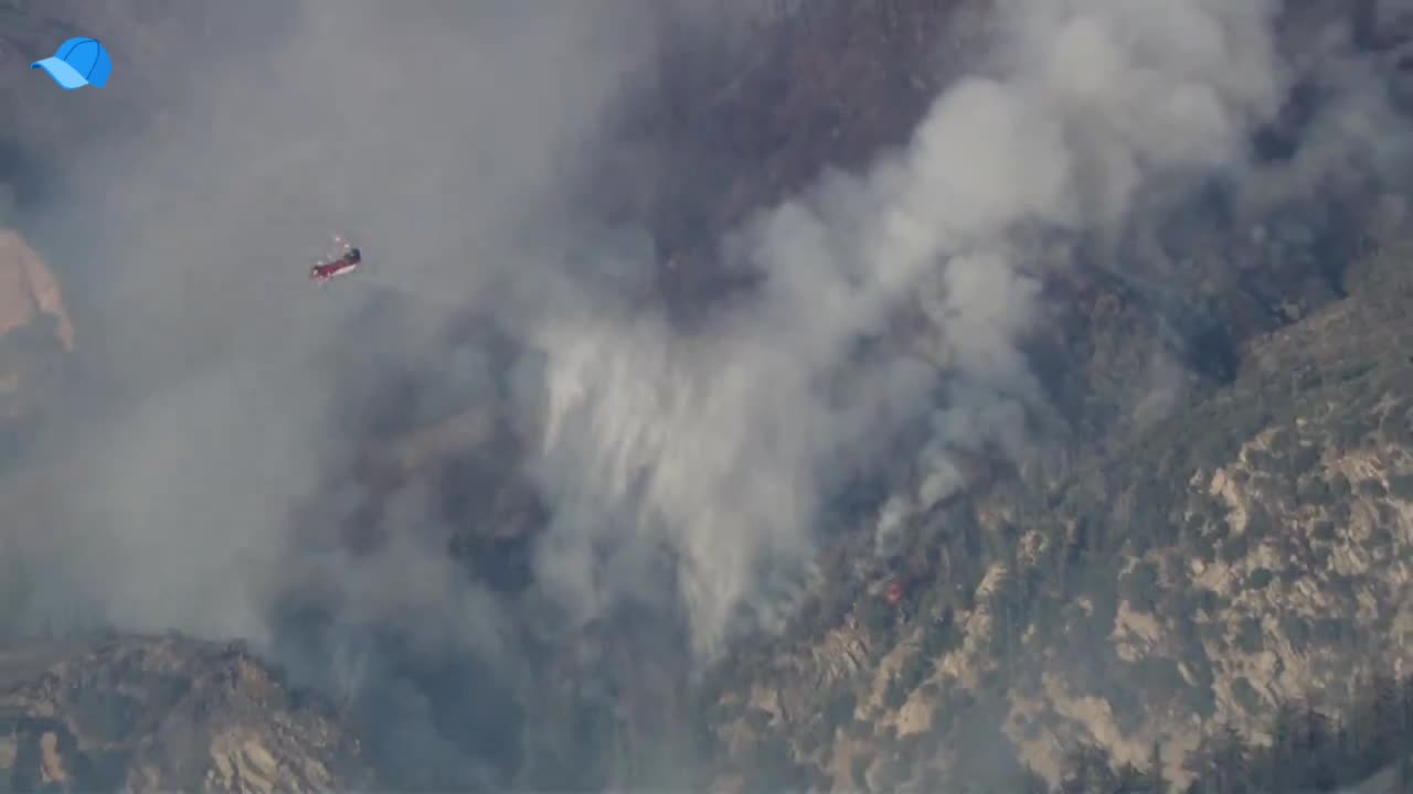 Fire activity on the LineFire picked up significantly today along the Santa