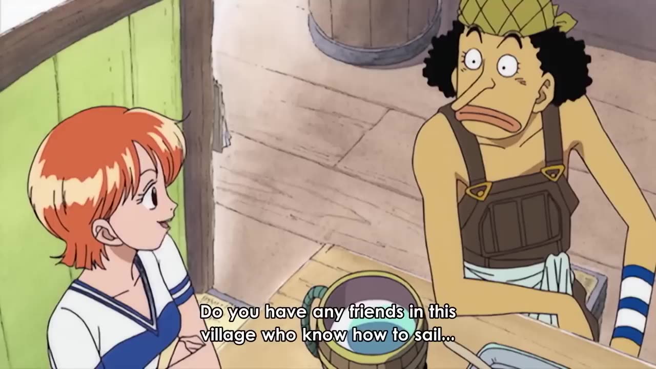 Usop and luffy first meet funny moments