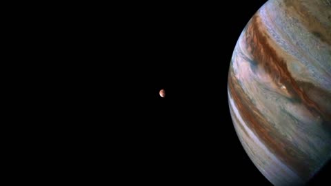 On May 16, 2023, NASA’s Juno spacecraft flew past