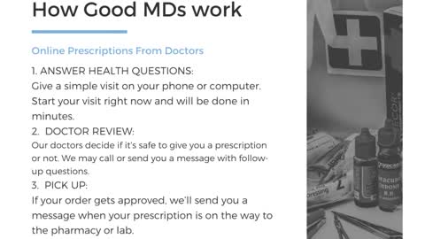 Online Prescriptions From Doctors- Goodmds.com