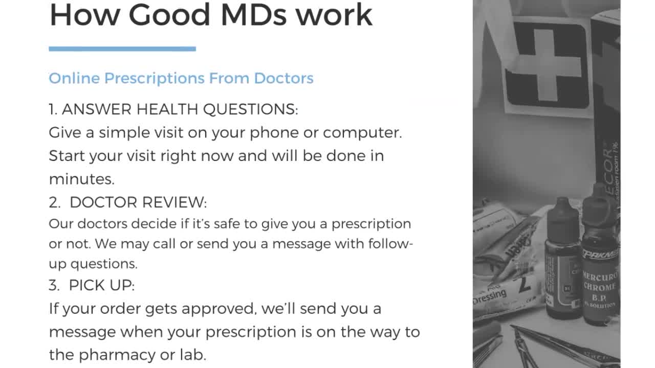 Online Prescriptions From Doctors- Goodmds.com