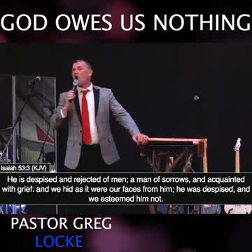GOD OWES US NOTHING DONT GET OFFENDED PLEASE LISTEN