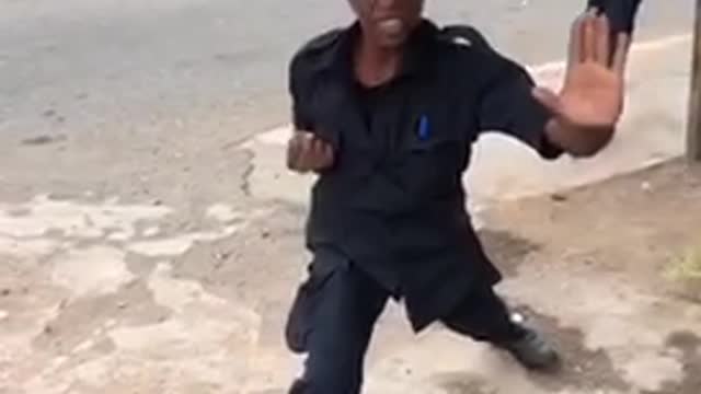 Jamaican karate man