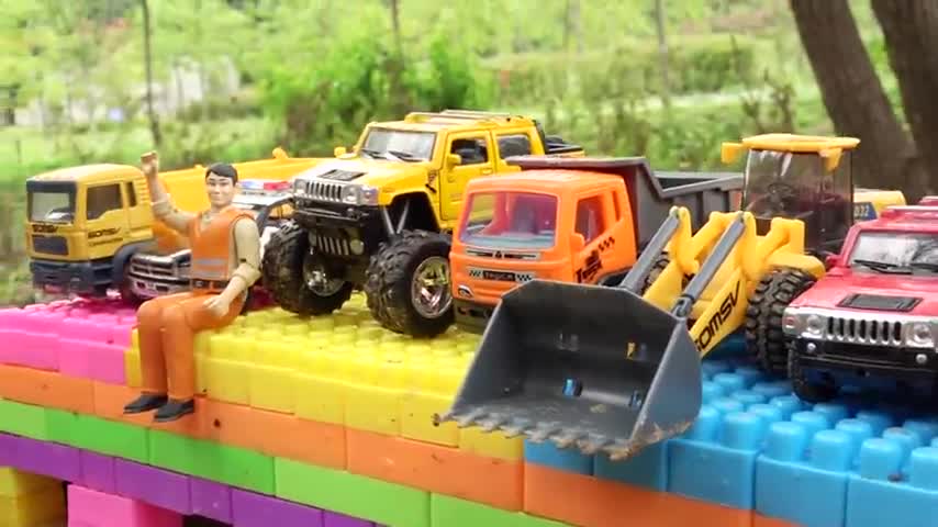 Build bridge for children truck toy