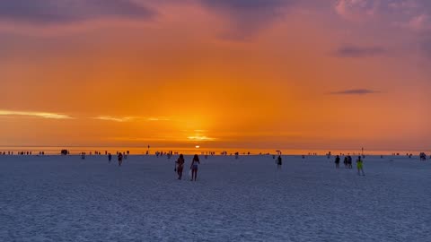 Clearwater beach sunset