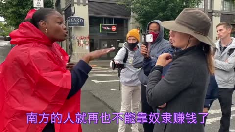 （中文字幕）黑人大姐用rap说真实历史痛骂极左妖言惑众。America is great again