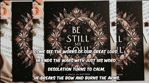 Psalm 46 Anthem : Be Still, My Soul - A Song of Faith With Lyrics