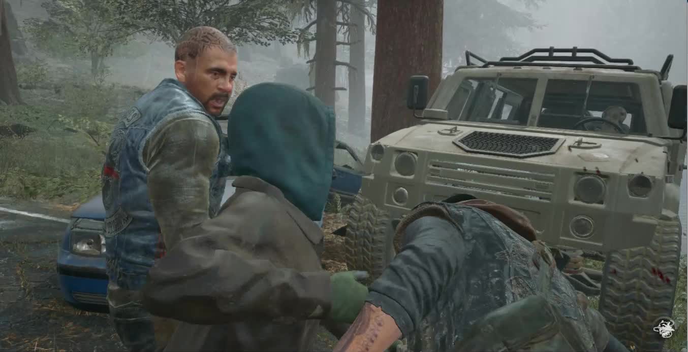 Boozer & Deacon Ambushed Trying To Clear The Road Days Gone Game-Play