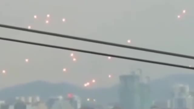 UFO group flight in Malaysia