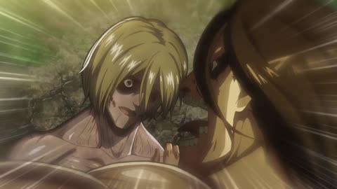 Eren vs Female Titan Attack on titan