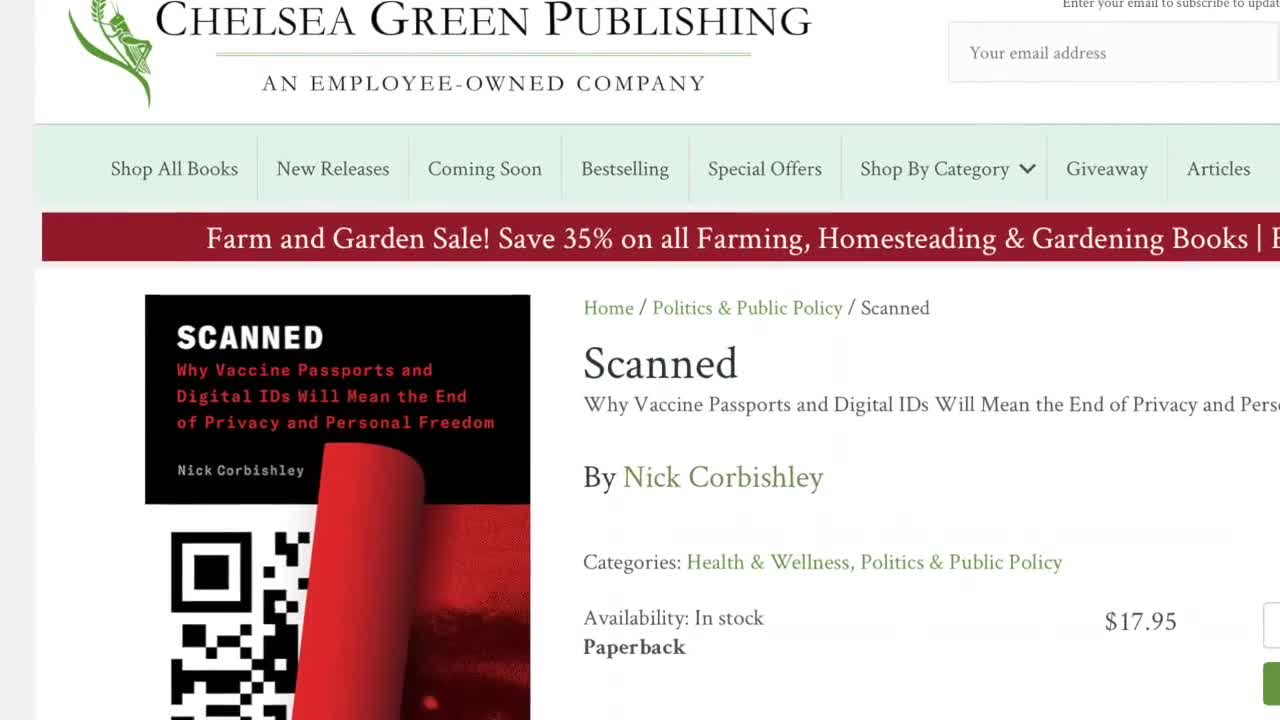 Naomi Wolfe interviews SCANNED author about dangers of vaccine passports.