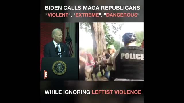 Biden Ignores Democrats BLM Antifa Violence