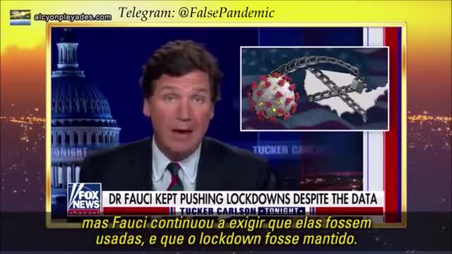 Tucker Carlson expõe Fauci e a origem do virus Chines