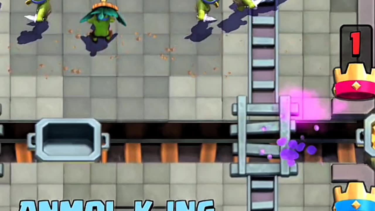 Destroy Crown Tower with Mini Pekka and Goblin Gang - INSANE Combo Shorts