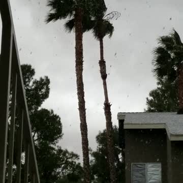 Southern California Hail storm