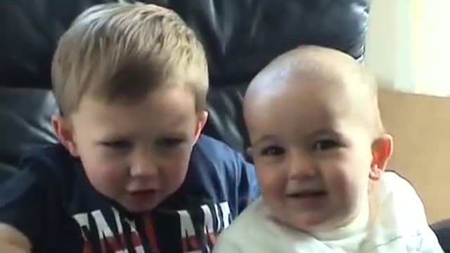 Sibling show love to each other!!