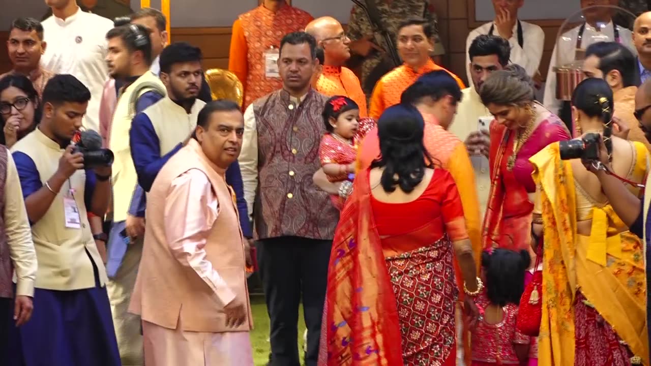 Anant Radhika wedding begins #ambani