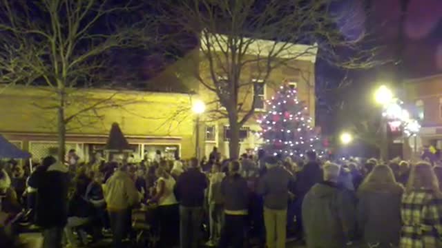 Canal Fulton Ohio Christmas on the Canal 2011 Christmas Tree Lighting