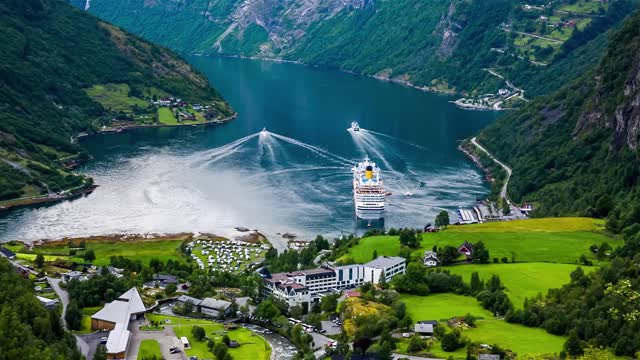 geiranger fjord norway it is a 15 kilometre 93 mi long branch off of the sunnylvsfjorden