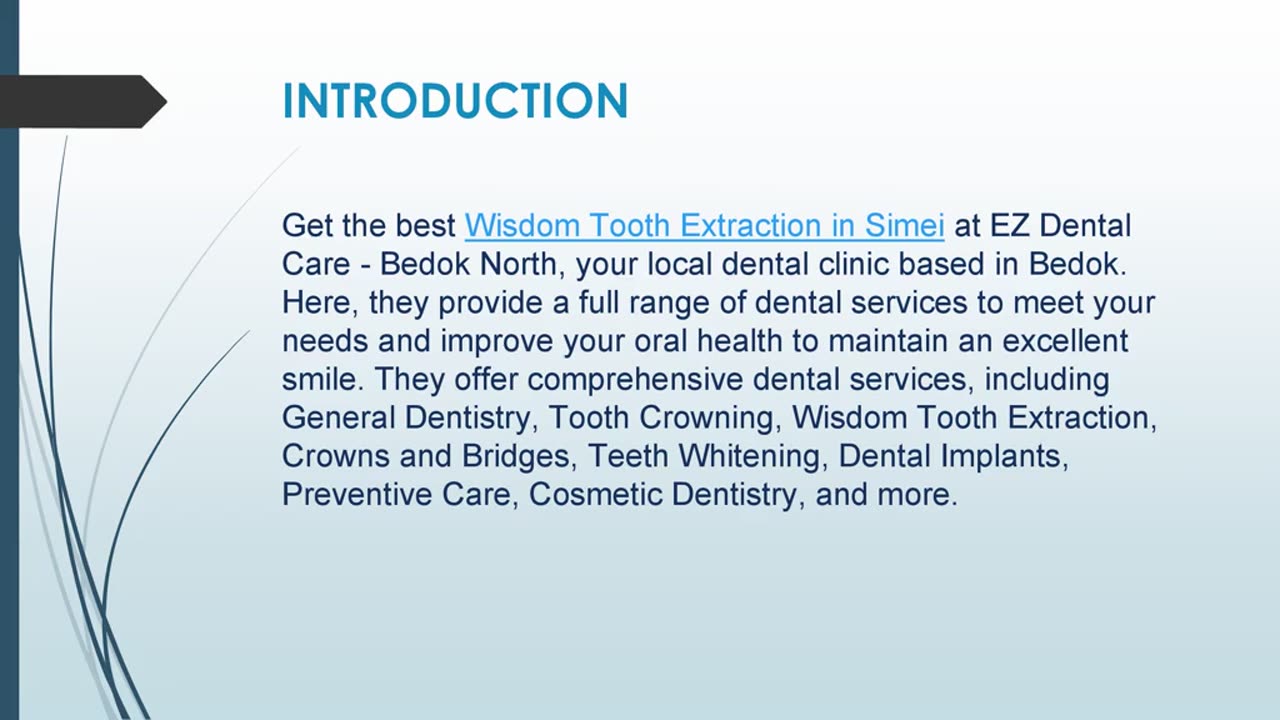 Get the best Wisdom Tooth Extraction in Simei