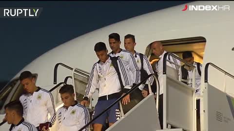 Dolazak argentinske ekipe u Rusiju