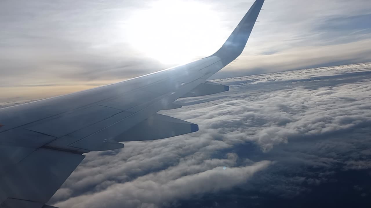 A beautiful view of the sky and clouds