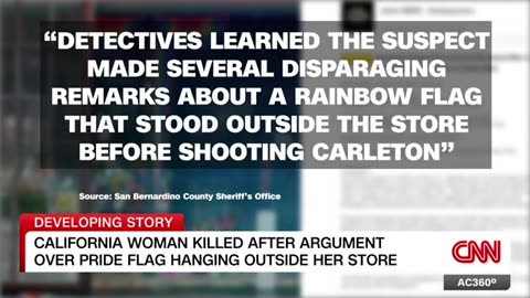 Woman killed over pride flag