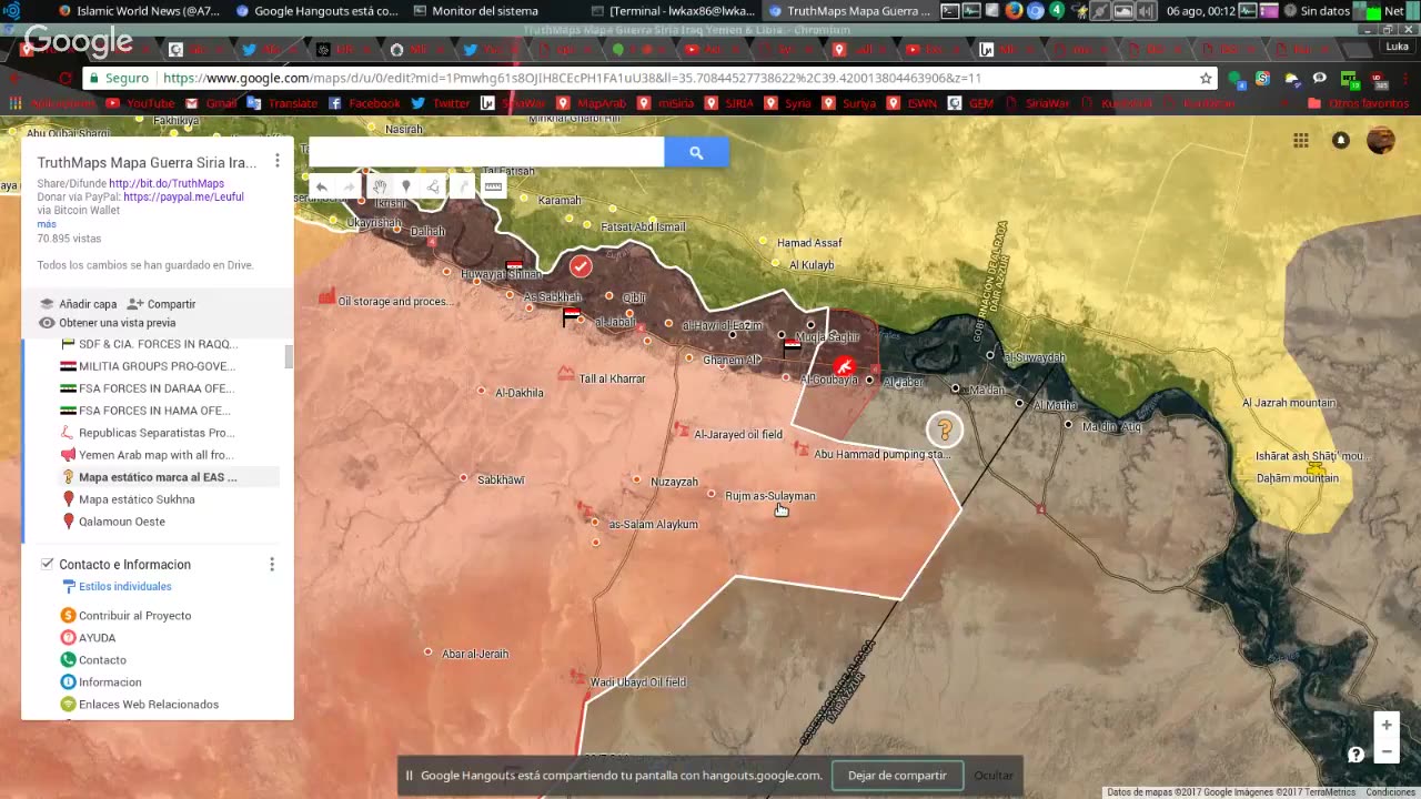 Actualidad bélica // Siria / Líbano // +18 CONTENIDO GRÁFICO (6-8-17)