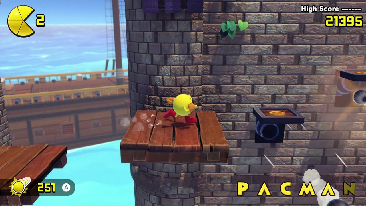 Pacman World, Re-pac, Part 3, Crazy Cannonade.