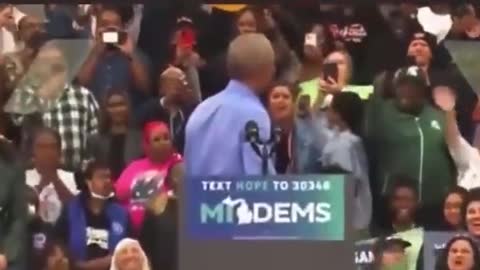 Fuck Joe Biden during Obama Speech