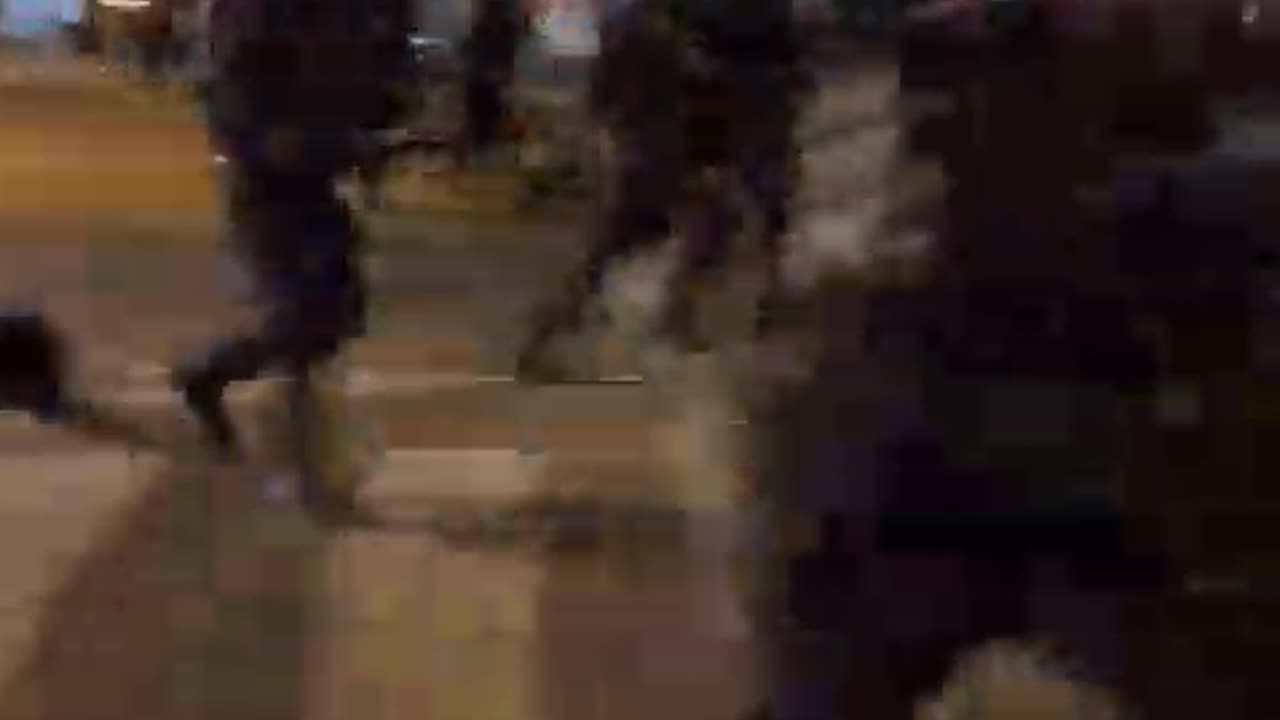 Scenes from the streets of France after