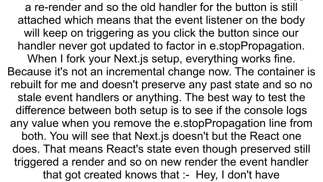 How to use stopPropagation with Nextjs