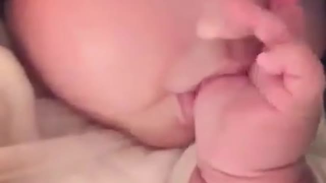 Cute Baby Sucking her finger