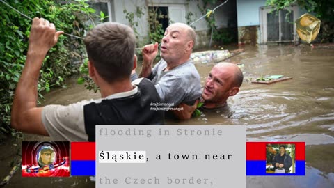 'Catastrophic' moment entire town is submerged in water after dam bursts