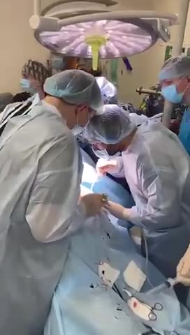 An entire trauma team for being shot in the ass in the middle of a war lol 😂