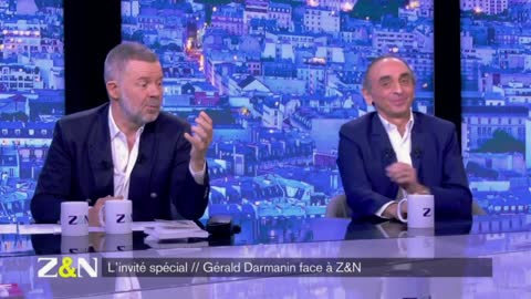 Zemmour, Darmanin, Naulleau et la présentatrice