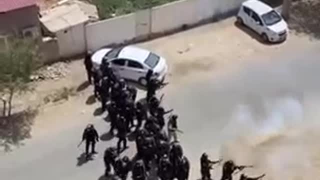Uzbek Security Forces against protestors/rioters amid mass unrest in the country’s capital - 1