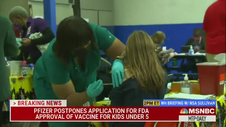 Pfizer has withdrawn its application to the FDA for authorization on Covid vaccinations for kids under 5, due to not "enough data"