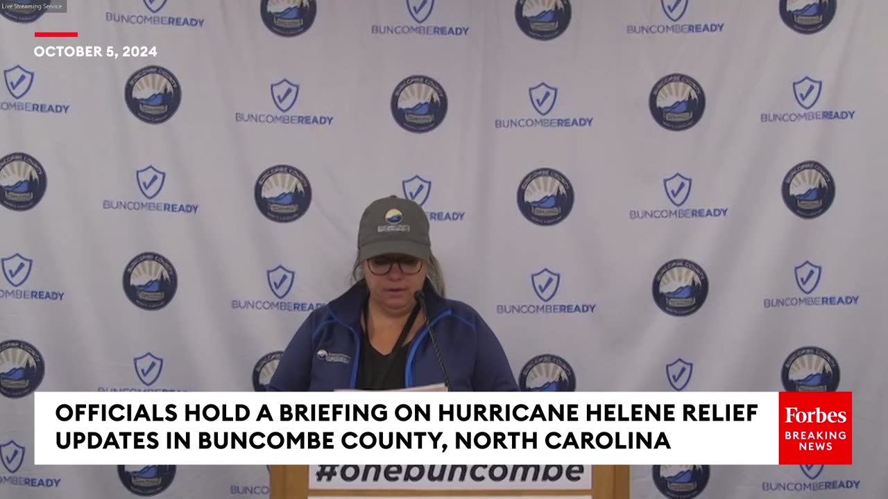 Officials In Buncombe County, North Carolina Provide Updates On Relief From Hurricane Helene